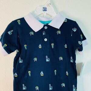 Little Dad Boys Polo